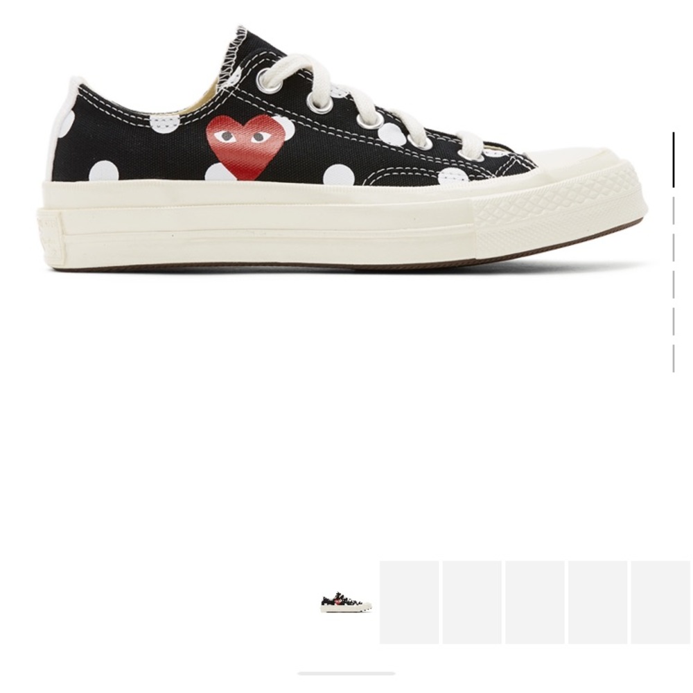 comme des Garçons PLAY converse all stars